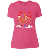 Metallica christmas sweatshirt hoodie long PINGPONG - Ladies' Boyfriend T-Shirt