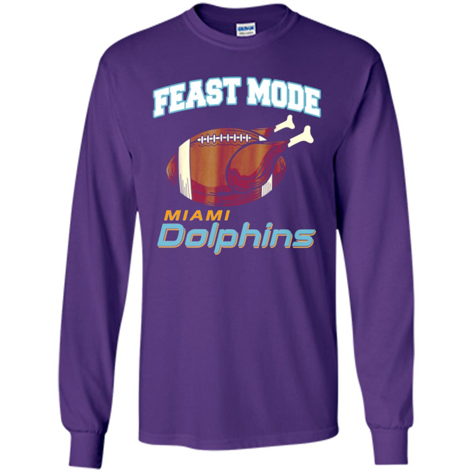 Feast Mode Dolphins Shirt - Miami Turkey Thanksgiving