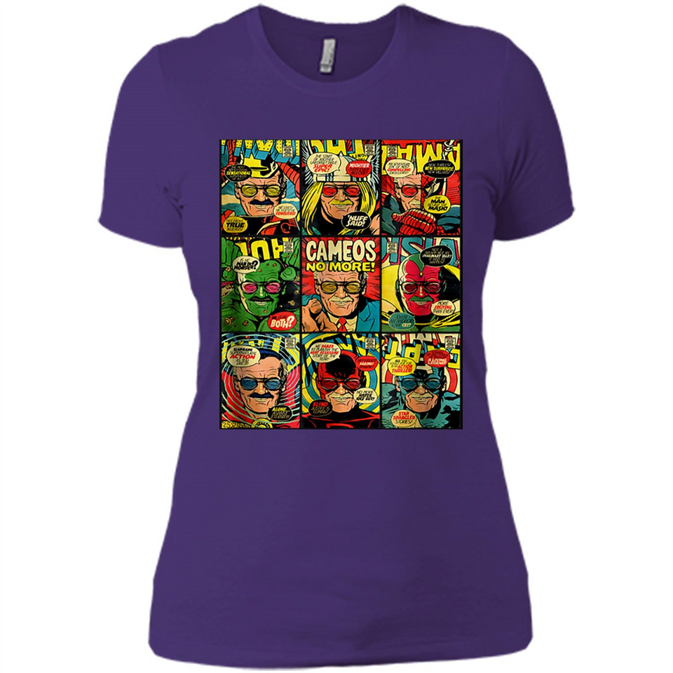 Stan Lee Cosplay Superheroes Shirt Ladies' Boyfriend