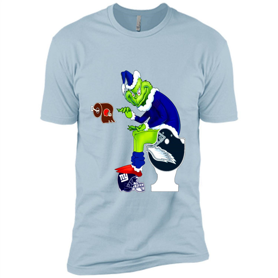 New York Giants Toilet Grinch Santa Claus Football Fan PINGPONG