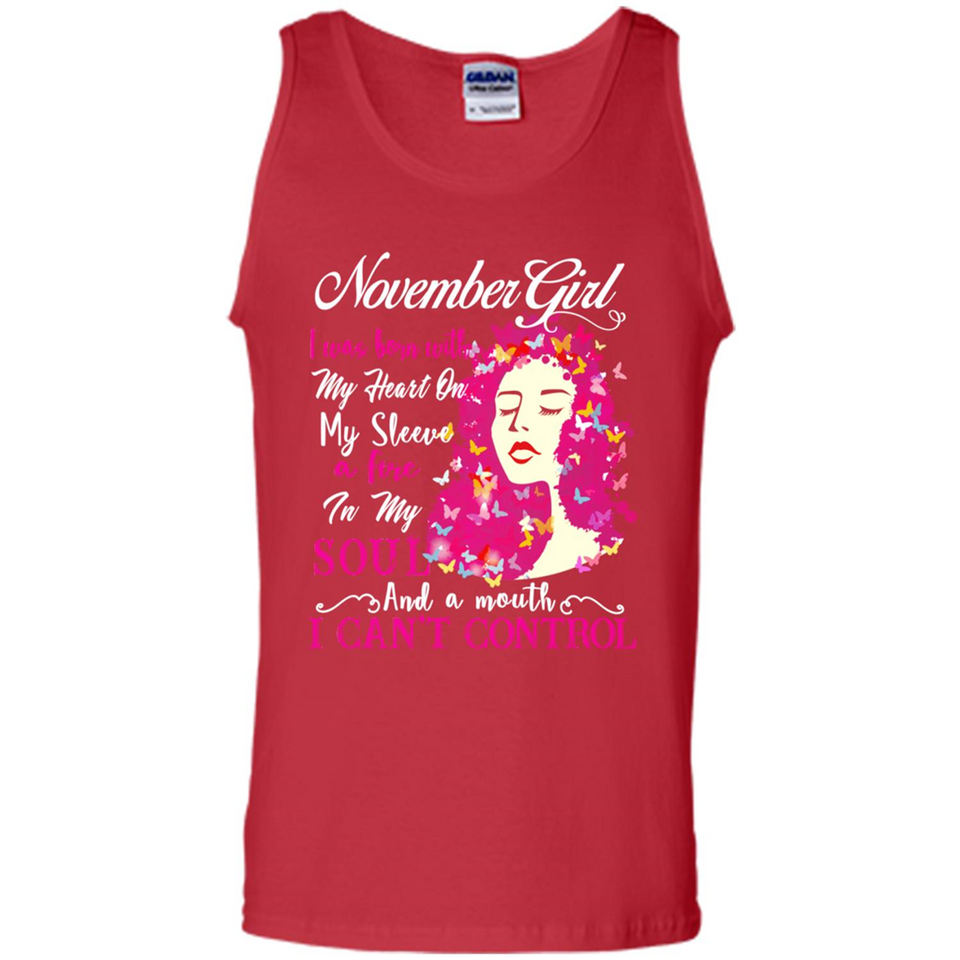 November Butterfly Girl - Tank Top