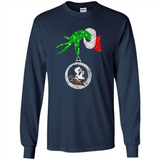 Amazing Florida State Seminoles Glitter Grinch Monogram Ornament Christmas Gift - Long Sleeve T-Shirt