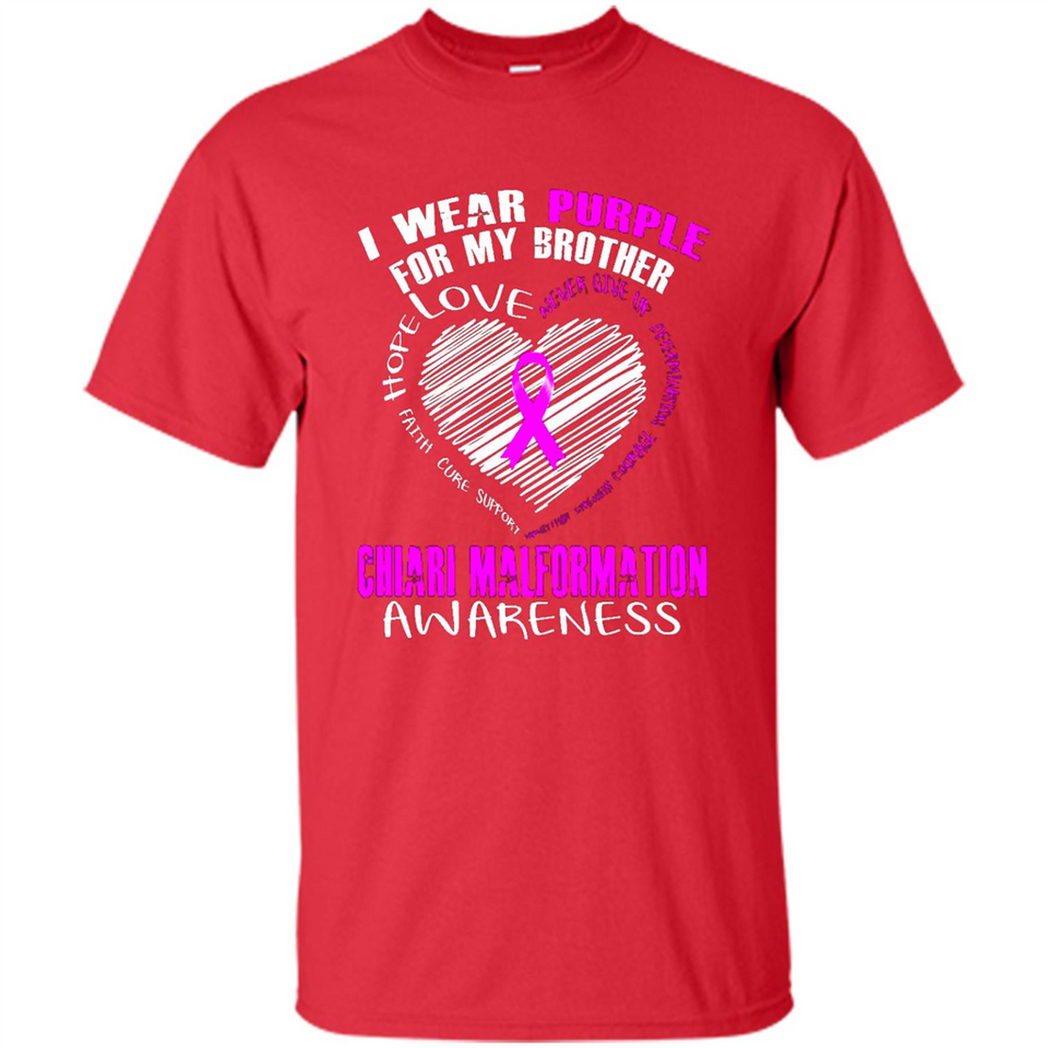 I Wear Purple For My Brother Chiari Malformation - Shirt