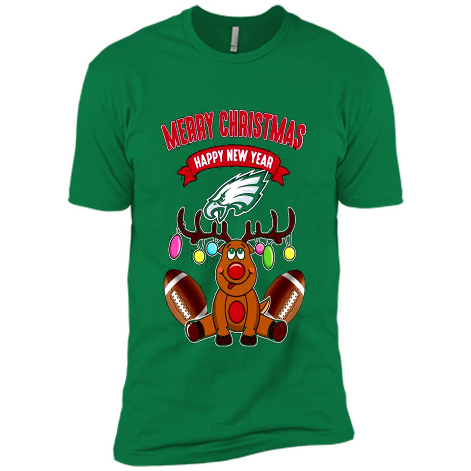 Philadelphia Eagles NFL Reindeer Funny Merry Christmas And Happy New Year