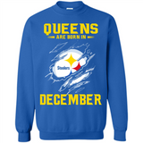 Queens Are Born In December - Pittsburgh Steelers Football - Sweatshirt