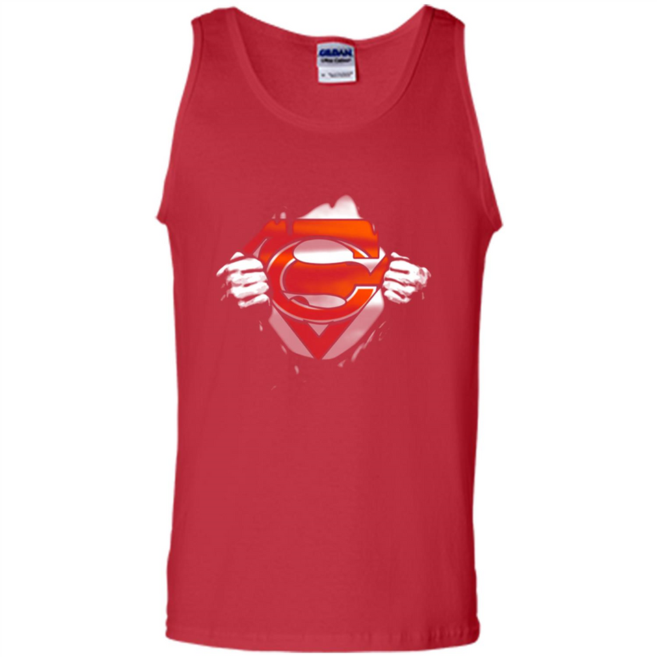 Chicago Bears And Superman Fans - Tank Top