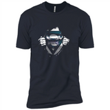 Charlotte Hornets And Superman Fans - Premium Short Sleeve T-Shirt
