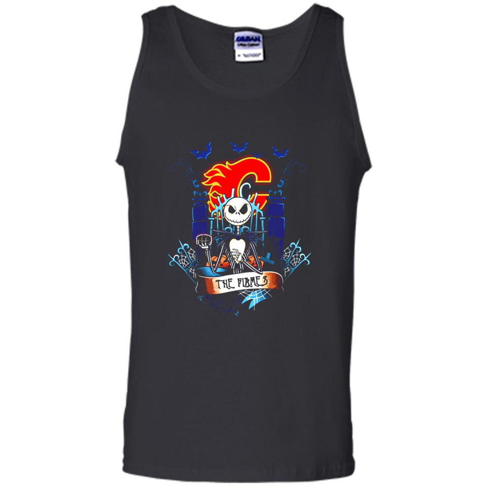 Calgary Flames Halloween The Nightmare Before Christmas - Tank Top