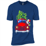 Vintage Santa red Truck Christmas Tree PINGPONG