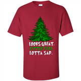 Looks Great Little Full Lotta Sap Funny Christmas PINGPONG