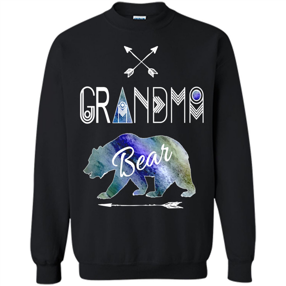 Grandma Bear Shirt Tribal Family Vacation & Camping Tee - Sweatshirt