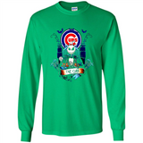 Chicago Cubs Halloween The Nightmare Before Christmas - Long Sleeve T-Shirt