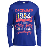 December 1984 34 Years Of Being Classy Sassy - Canvas Long Sleeve T-Shirt