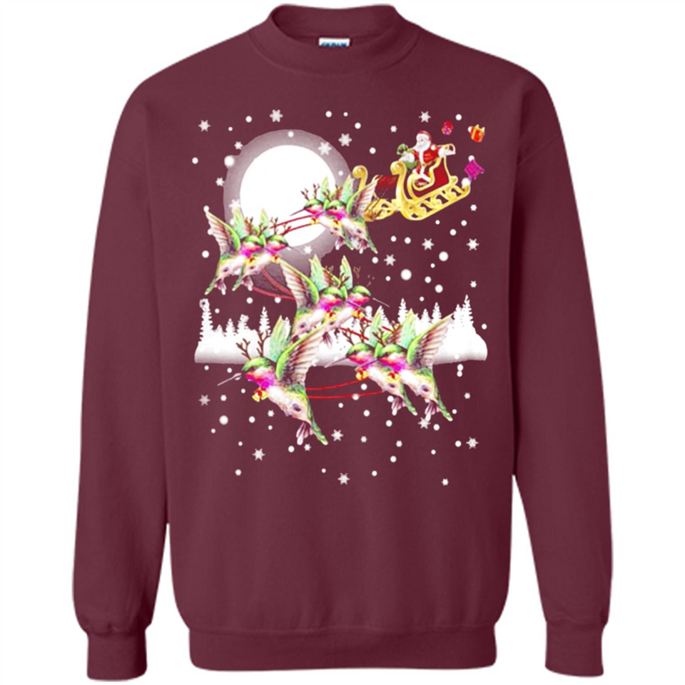 Hummingbird Santa Sleigh - Sweatshirt