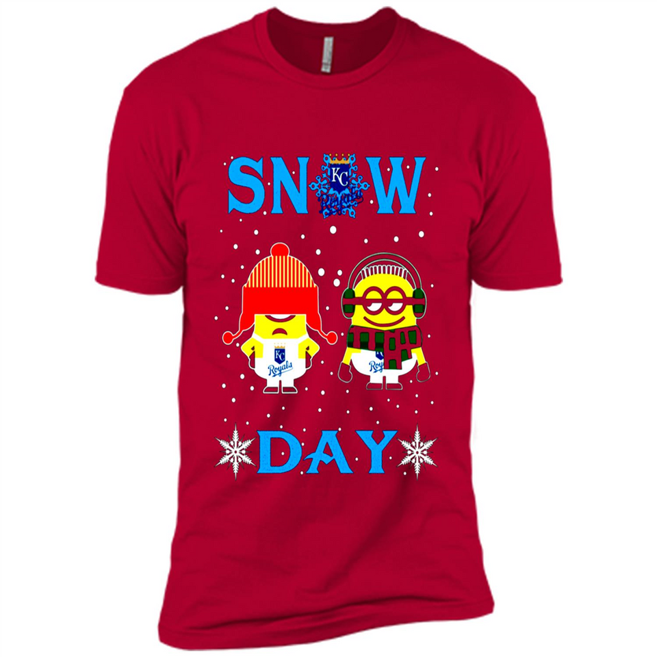 Snow Day Shirt For Kansas City Royals Vs Minion Fans pingpong