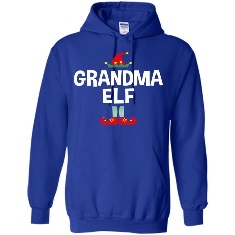 Grandma Elf Shirt -Family Matching Christmas Pajamas - Hoodie