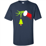 Funny Grinch Hand Holding Christmas Tree Ornament Christmas PING PONG