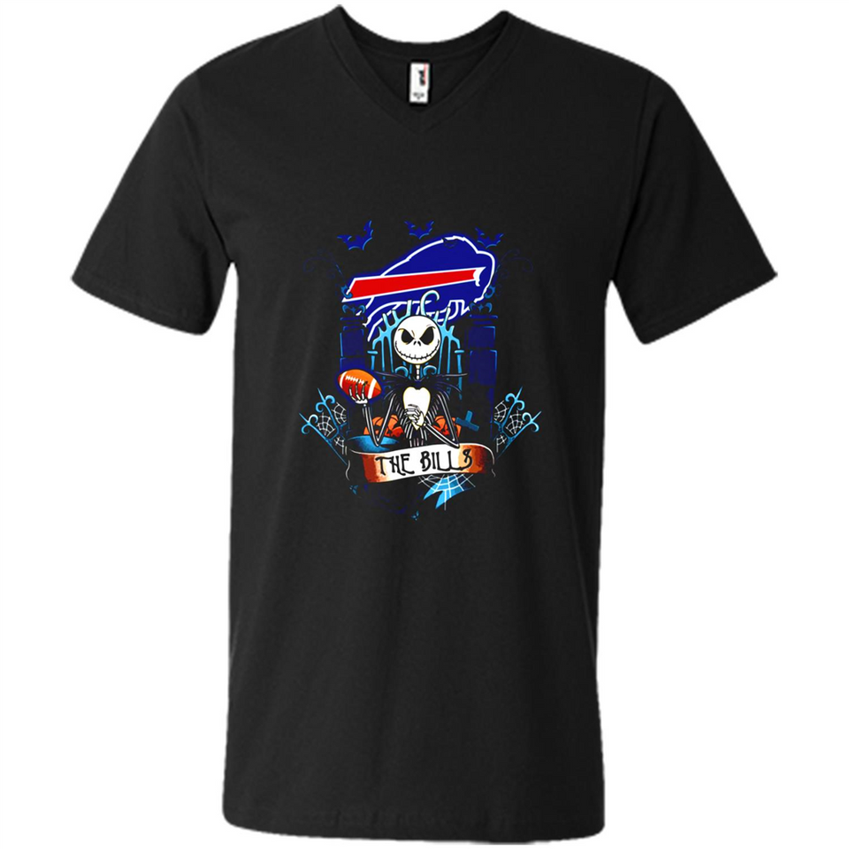 Buffalo Bills Halloween The Nightmare Before Christmas - Men's V-Neck