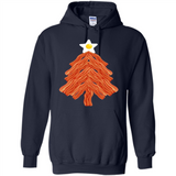 Bacon & Eggs Over Easy Fried Food Breakfast Xmas Tree Foodie - Hoodie