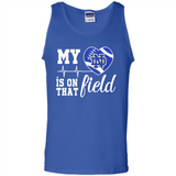 Notre Dame Fighting Irish Football My Heart is on that Field - Tank Top