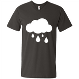 Rain Graphic Funny Black mugs PINGPONG - Men's V-Neck