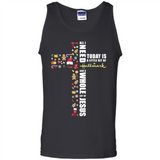 All I need today is a little bit of Hallmark and a whole lot of Jesus - Tank Top