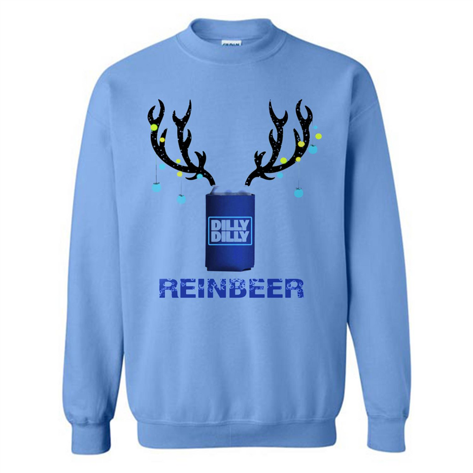 Dilly Dilly Reinbeer Funny Beer Reindeer Christmas Sporty - Sweatshirt