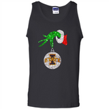 Amazing Iowa State Cyclones Glitter Grinch Monogram Ornament Christmas Gift - Tank Top
