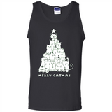 Merry Catmas - Merry Christmas Cat Lover Mug PINGPONG - Tank Top