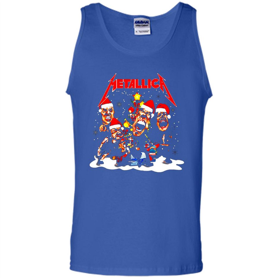Metallica christmas sweatshirt hoodie long PINGPONG - Tank Top