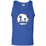 Snoopy The Peanuts Walking To The Moon