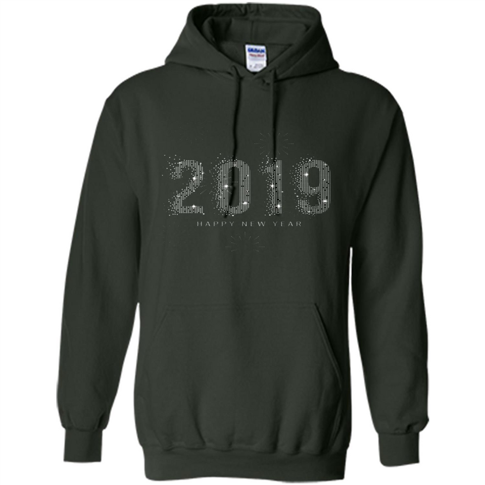 Happy New Year 2019 Sparkle Firework PINGPONG