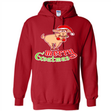 Christmas Merry Goatmas Goat Shirt Santa Hat - Hoodie