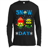 Snow Day Shirt For Boston Celtics Vs Minion Fans pingpong