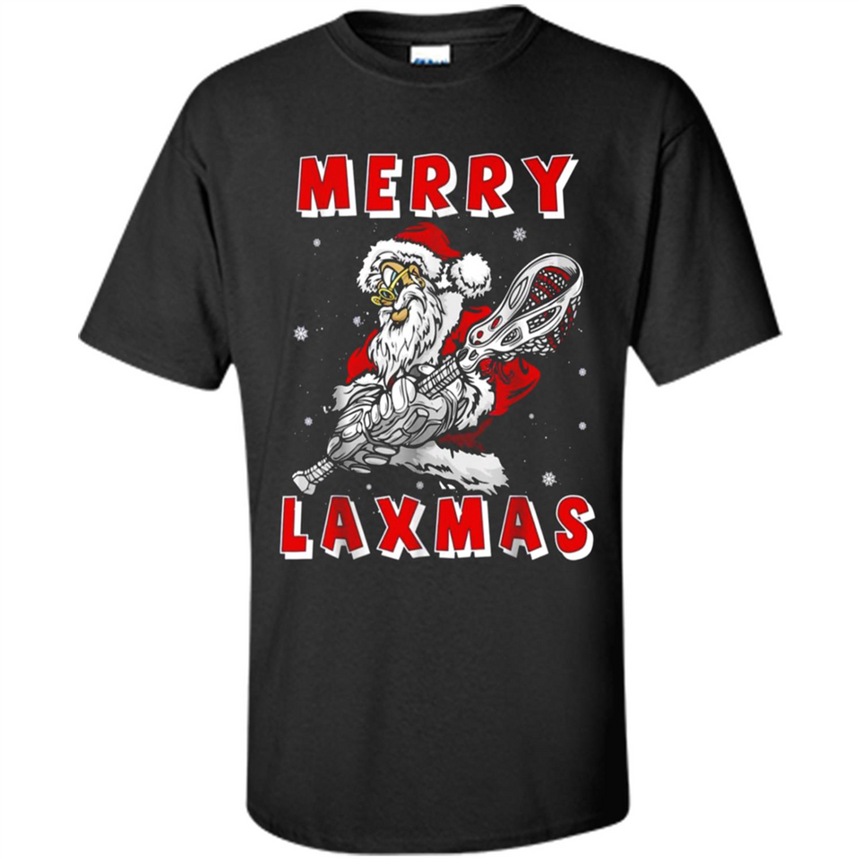 Lacrosse Merry Laxmas Santa - Shirt