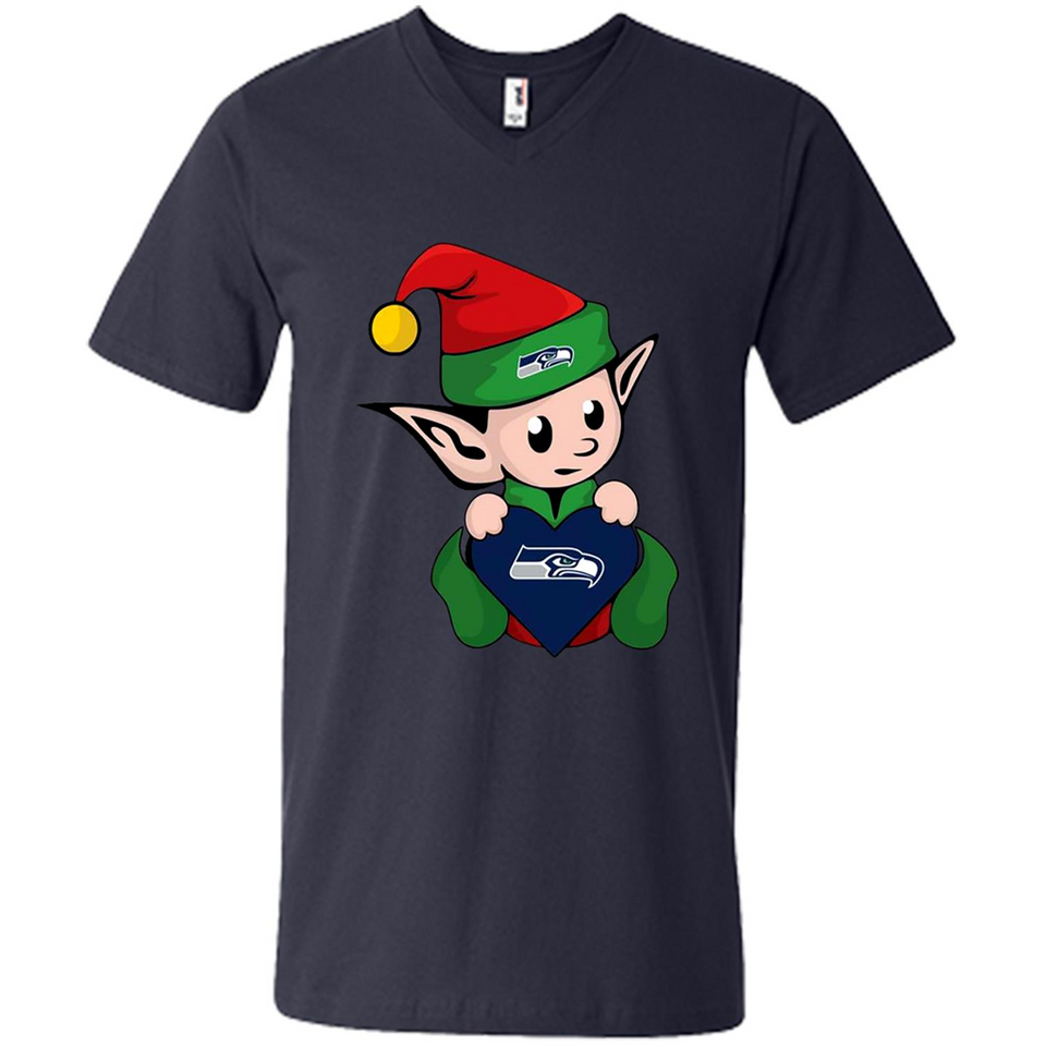 Seattle Seahawks ELF Elves Grinch Santa Claus