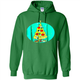 Funny Pizza Ugly Christmas Sweater Xmas Pizza Tree - Hoodie