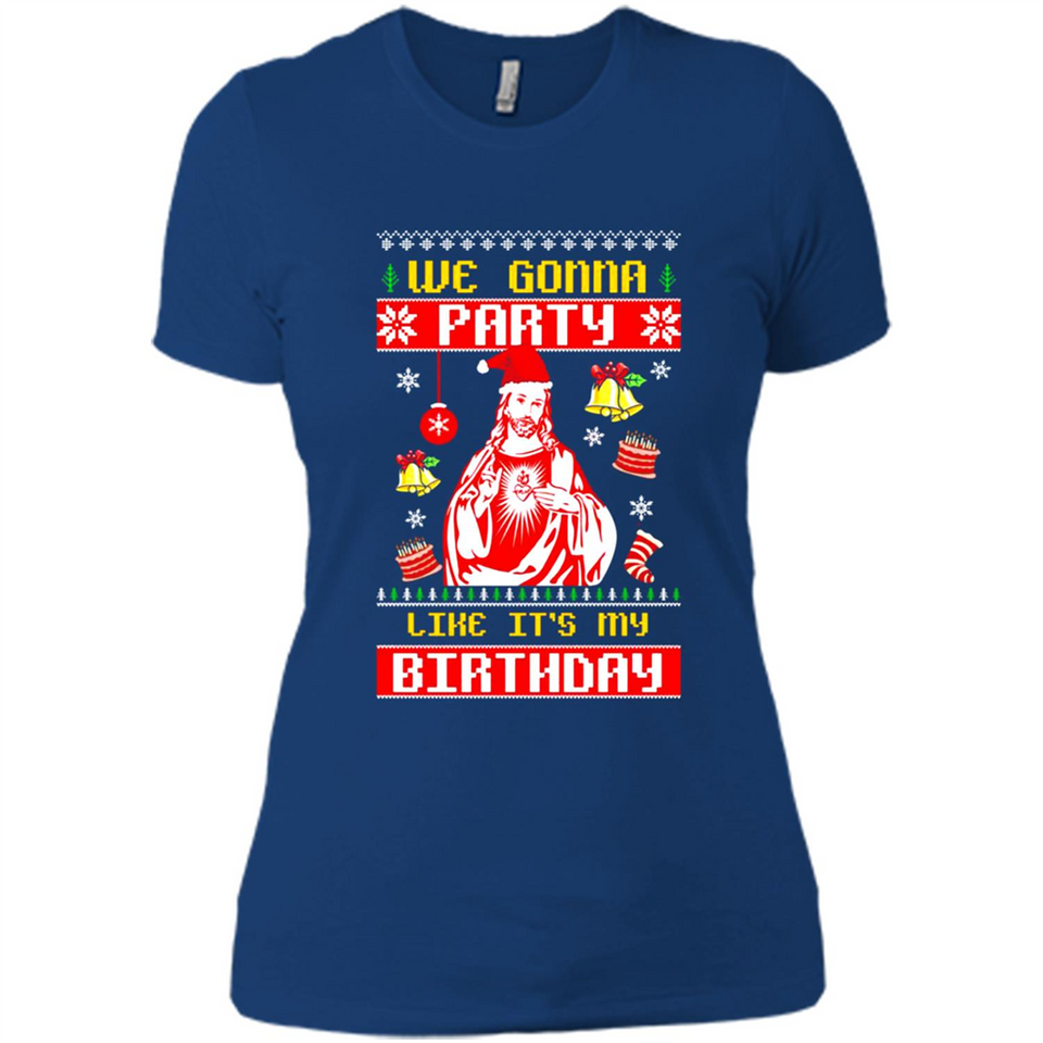 We Gonna Party Like It's My Birthday Jesus Christmas PINGPONG