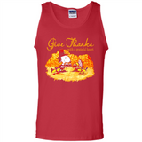 Snoopy Thanksgiving Give Thanks With A Grateful Heart - Tank Top