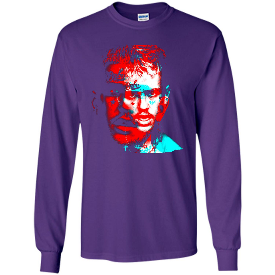 Lil Peep Rapper Fan Wear Shirt Ladies' Boyfriend Shirt - Long Sleeve T-Shirt