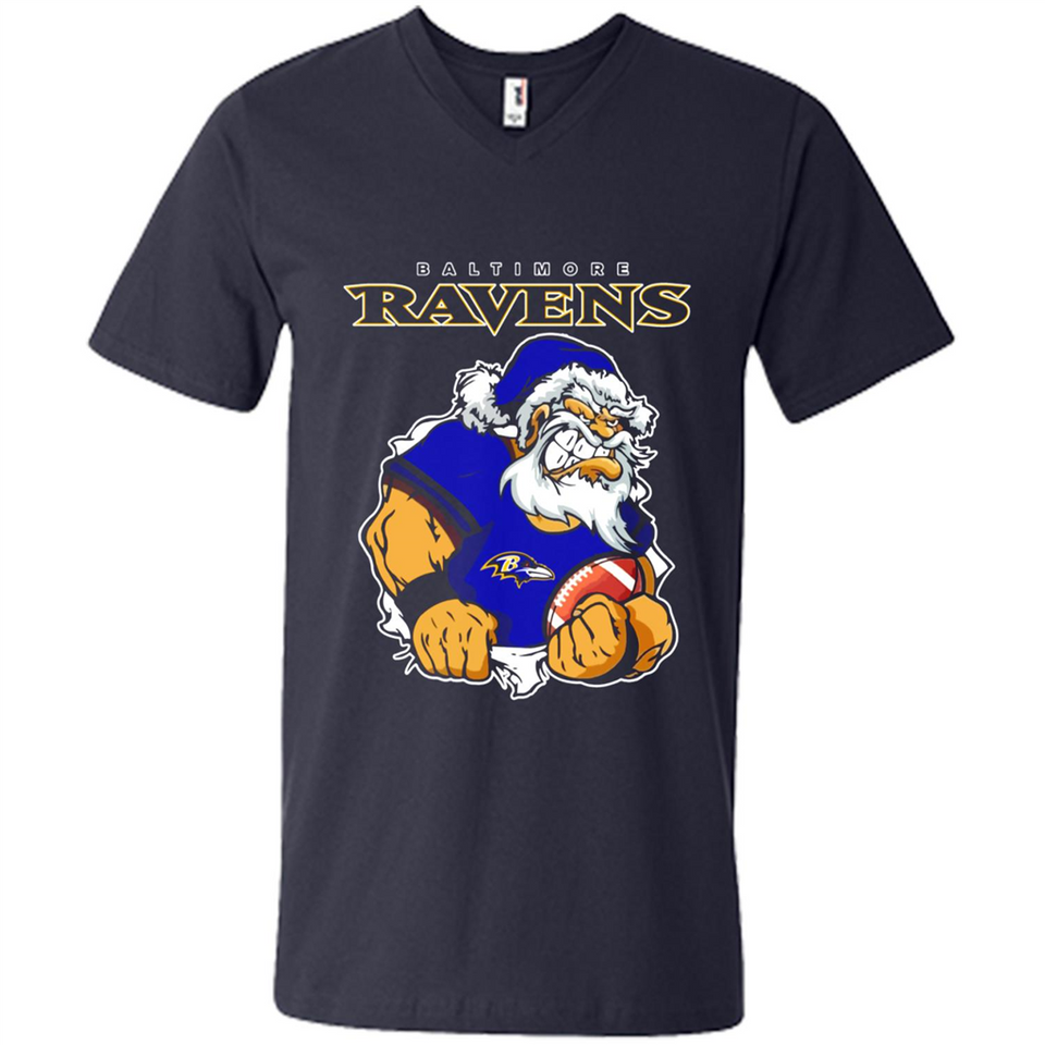 Grumpy Santa Claus Baltimore Ravens Football Team PINGPONG