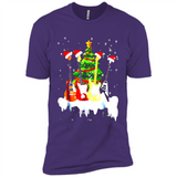 Santa Hat Electric Guitar Classical Guitar Christmas shirt Ladies' Boyfriend