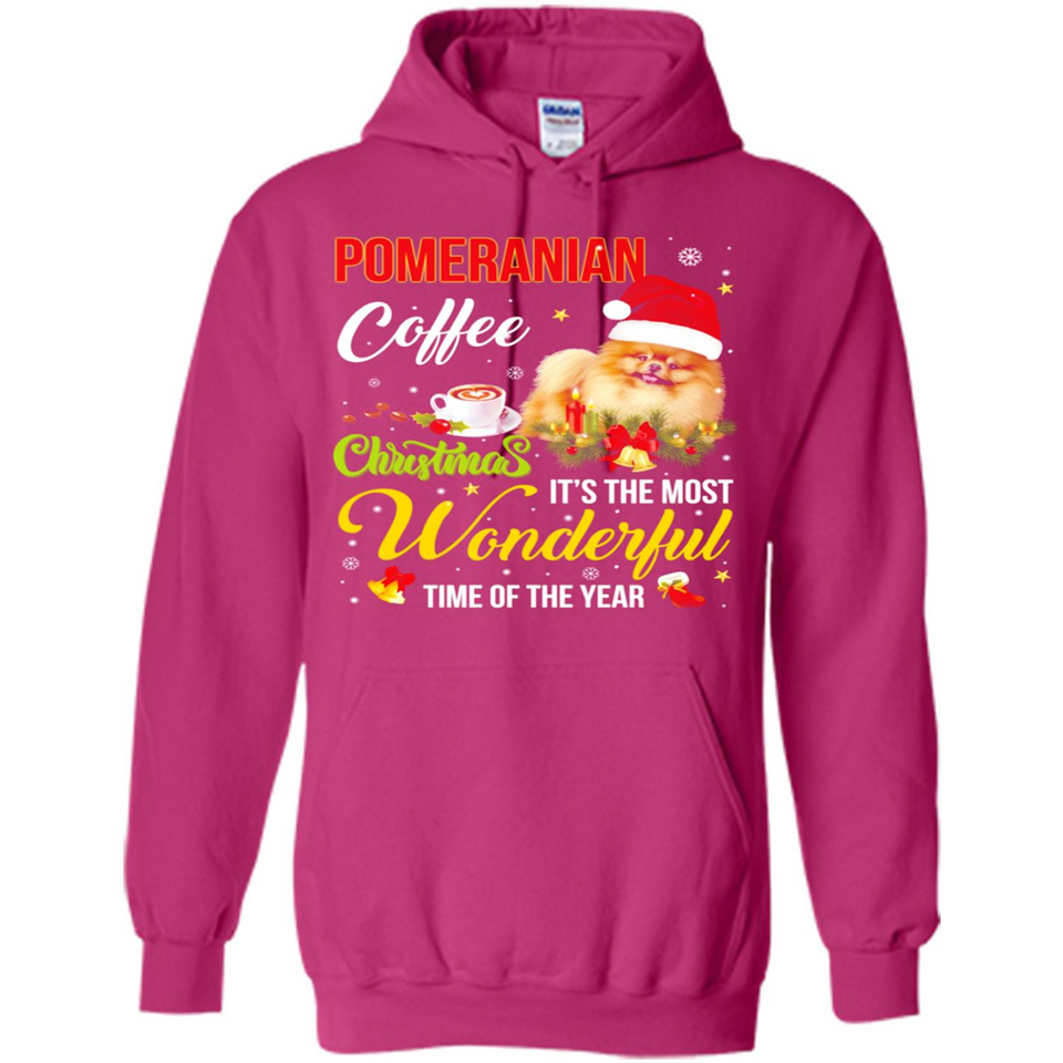 Pomeranian Coffee Wonderful Christmas