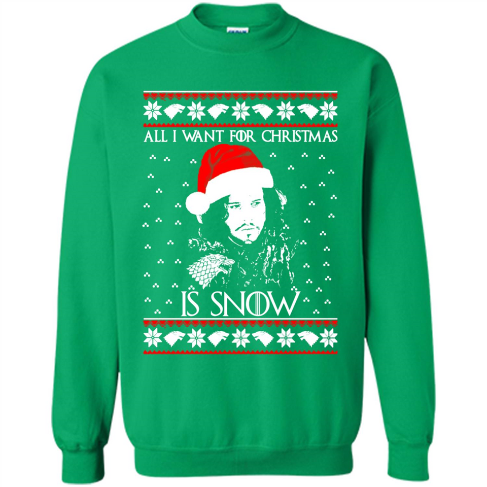 All I Want for Christmas is Snow ugly sweater PINGPONG