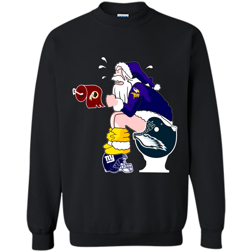 Minnesota Vikings Toilet Santa Claus PINGPONG