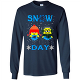 Snow Day Shirt For Carolina Panthers Vs Minion Fans pingpong