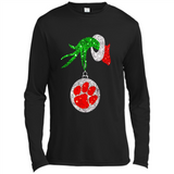Amazing tee Clemson Tigers Glitter Grinch Monogram Ornament Christmas Gift - Sao chép - Canvas Long Sleeve T-Shirt