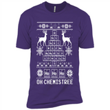 Oh Chemistry Tree Ugly Christmas Sweater - Premium Short Sleeve T-Shirt