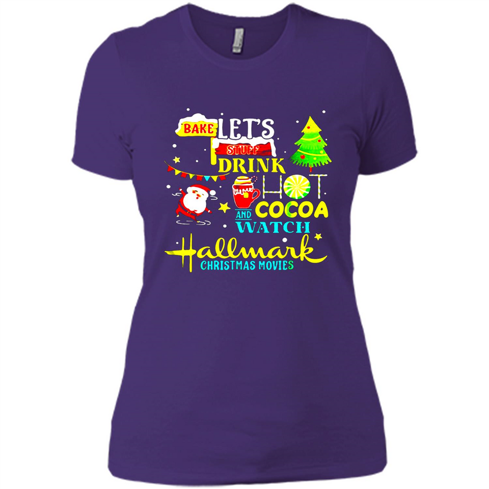 Santa claus i just want to bake stuff and waych christmas movi PINGPONG - Ladies' Boyfriend T-Shirt