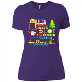 Santa claus i just want to bake stuff and waych christmas movi PINGPONG - Ladies' Boyfriend T-Shirt